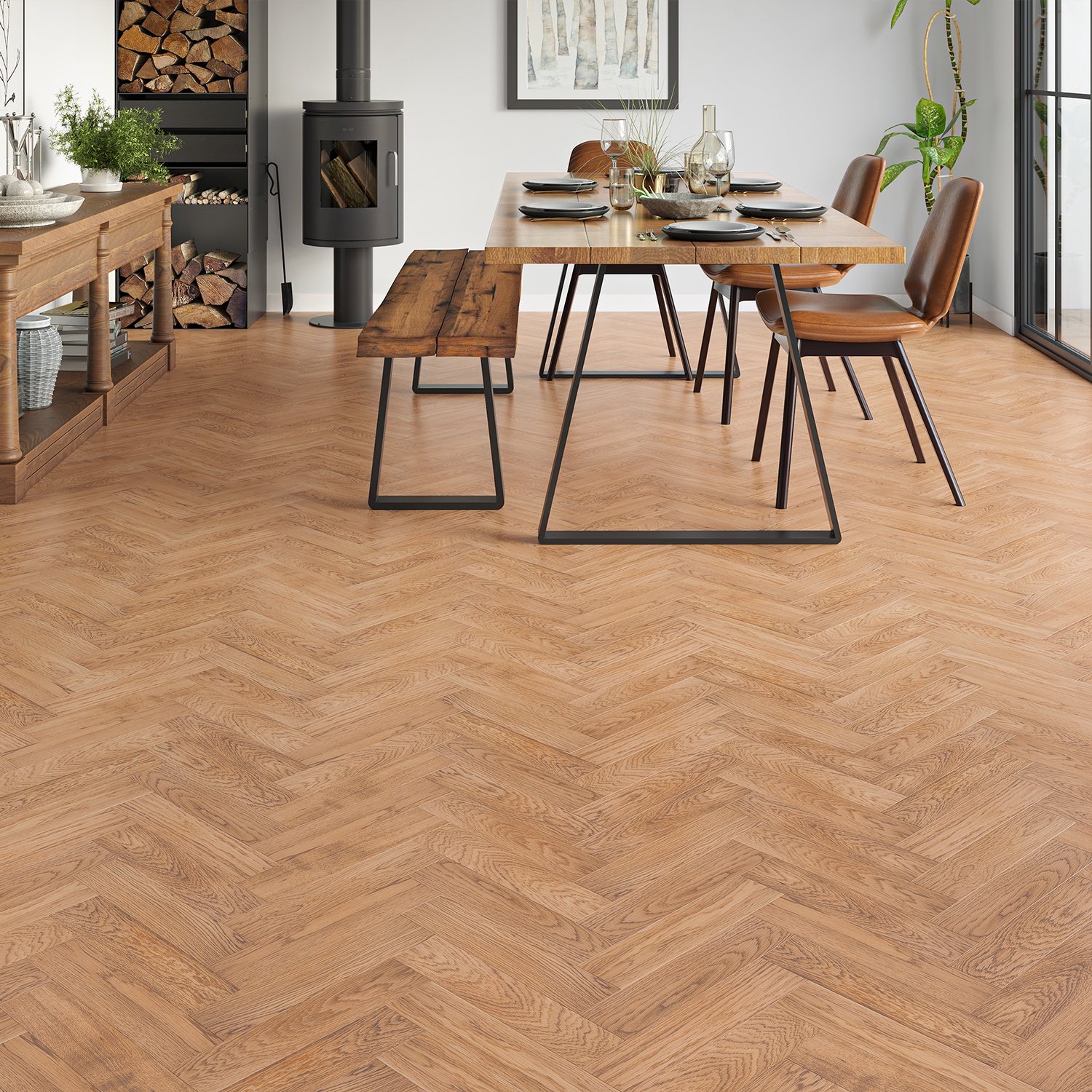 Avesso Design - Golden Beige Engineered Oak