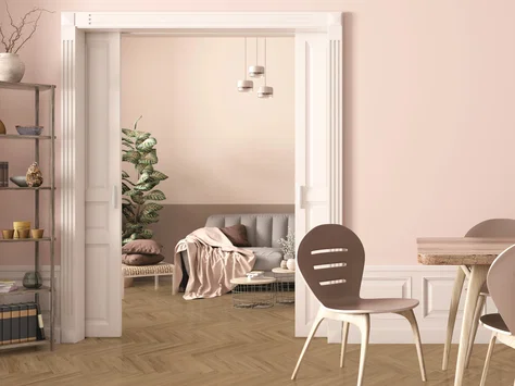 Luvanto Premium Click Plus Herringbone - Golden Oak