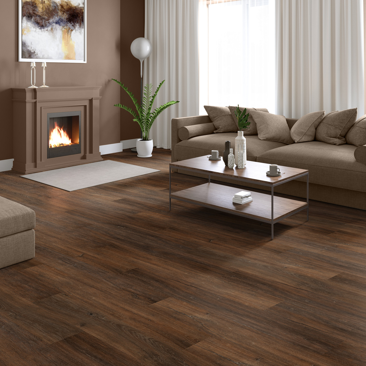 Luvanto Click Plus - Cognac Oak